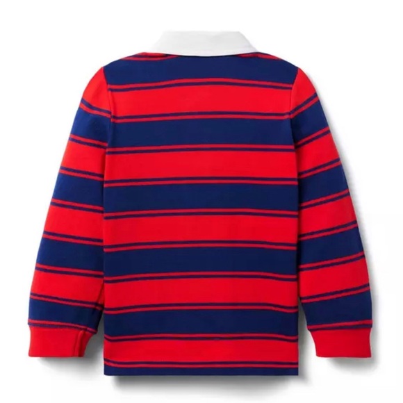 Brand New Janie and Jack Boys Striped Rugby Shirt, Size 10, NWT - Picture 2 of 5
